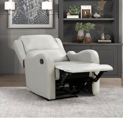 Lexicon Manual Wall Hugger Recliner in Taupe