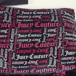 pink and black Juicy Couture Throw pillow / Back rest