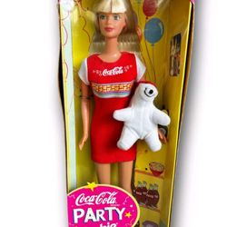1998 Coca-Cola Party Barbie Doll Special Edition
