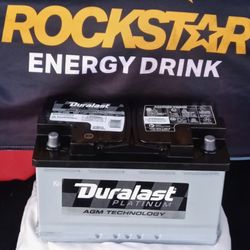 H7 Duralast Premium AGM Technology Battery Still New