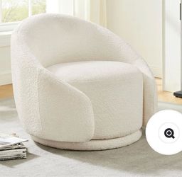 360° Swivel Barrel Accent Armchair for Home, Office, Library, Club