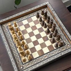 Antique Chess board