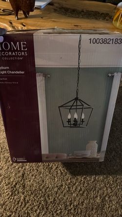 Weyburn 4-Light Bronze Farmhouse Chandelier Light Fixture with Caged Metal Shade