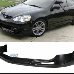 Fits 02-04 Acura RSX DC5 PU Sport Style Unpainted Black Front Bumper Lip Spoiler