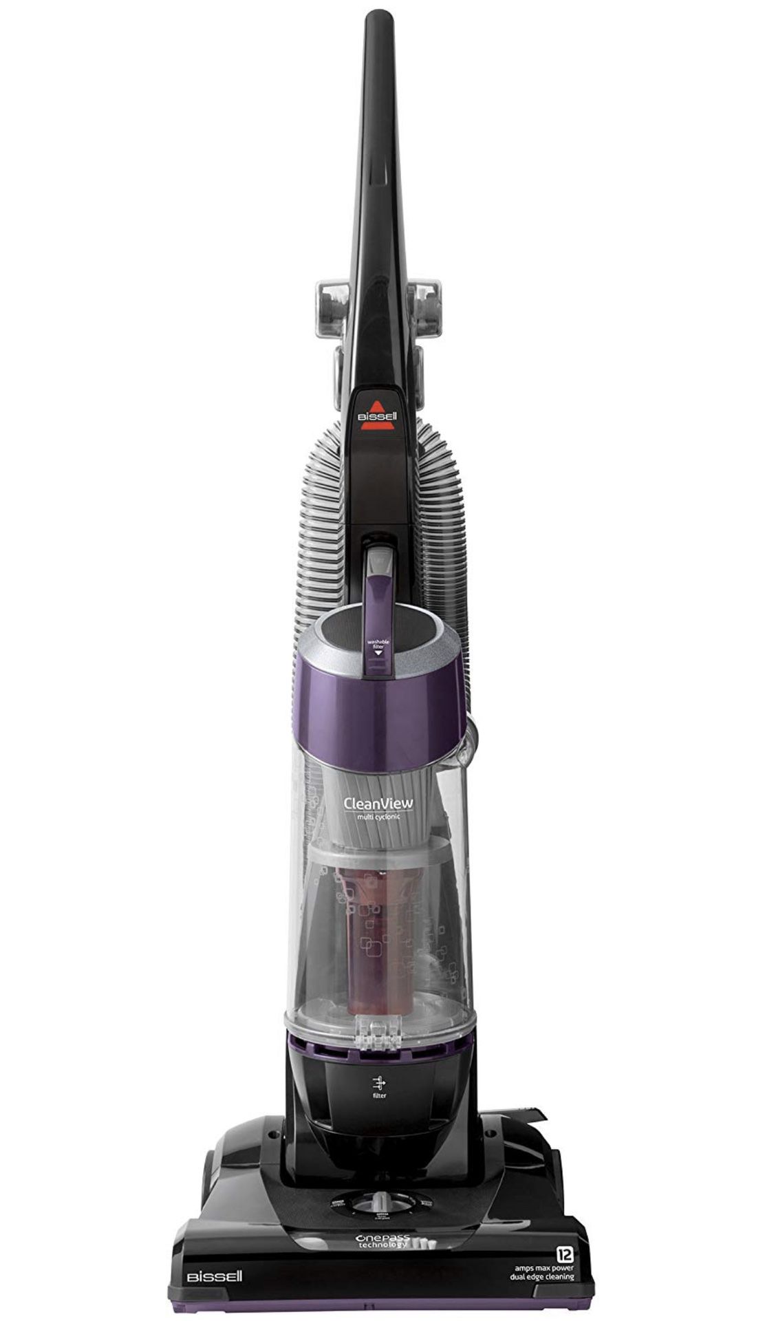 Bissell CleanView Vaccum With onepass Technology 9595 - Purple, Washable Filter