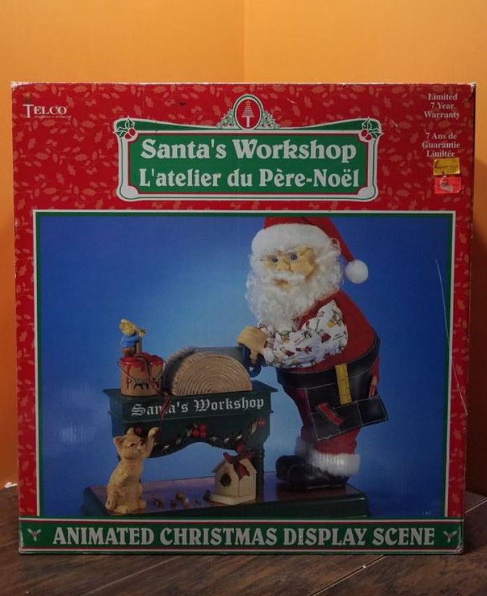 Telco Santa claus workshop motionette animated christmas