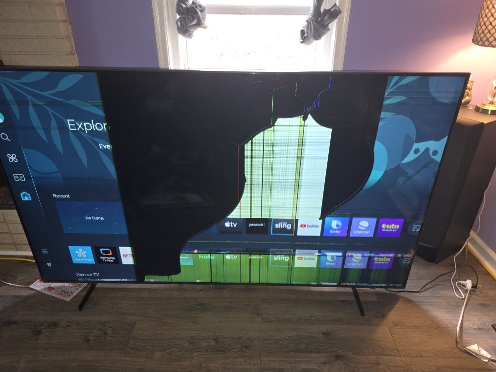 Cracked Screen - 85" Inch Samsung Smart TV