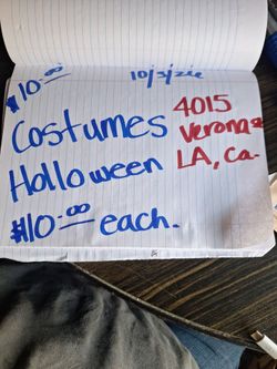Halloween yard sale