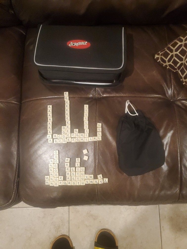 Travel Scrabble Board Game