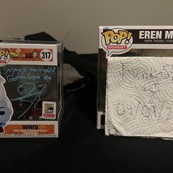 Whis SDCC Fucko Pop Signed And Quoted By English VA