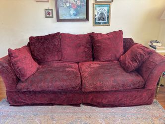 Red sofa