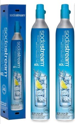Soda stream CO2 cylinders x2 (new)