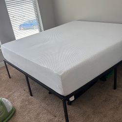 King Bed - Mattress And Metal Frame