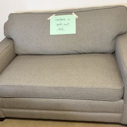 Love seat with Pull-Out twin size bed sleeper sofa