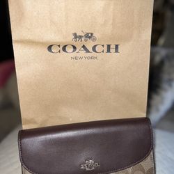 Authentic Coach Leather Wallet 