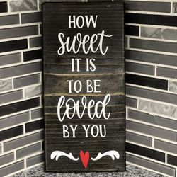 Decorative Love Wood Signs 