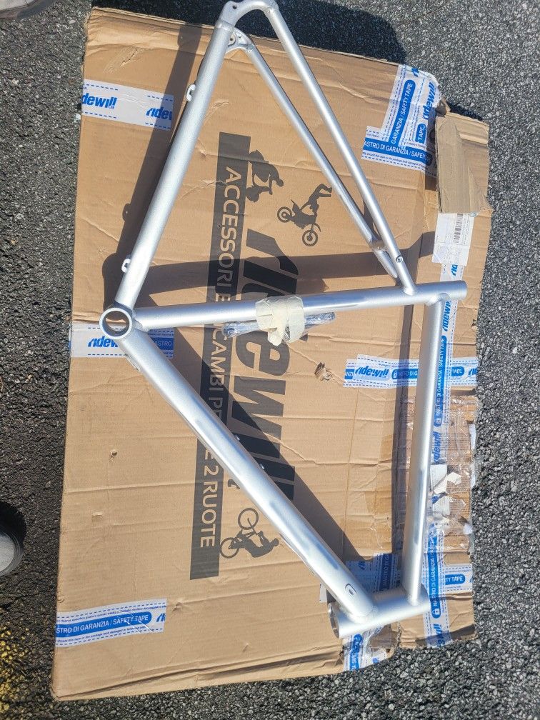 RIDEWILL BIKE Cadre Gravel Aluminium BSA 68mm Disque Flat