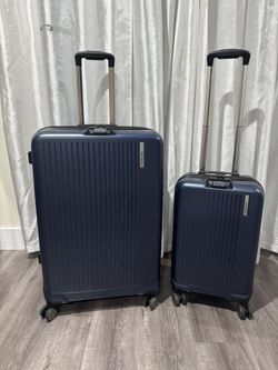 Samsonite Amplitude Hardside Luggage Set 29" & 21" w/ 360 wheels In Blue 
