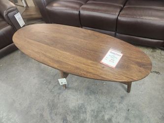 Mid Century Modern Large OVAL Cocktail / Coffee Table.  