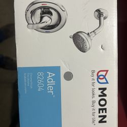 New Moen Shower Head And Handle
