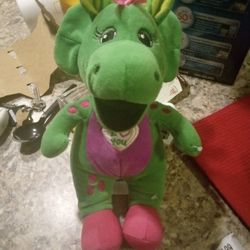 Fisher-Price Baby Bop I Love You (No Sound) Plush Dinosaur Barney 2017 EUC Doll