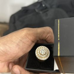 Real Vs Diamond Cake Ring 