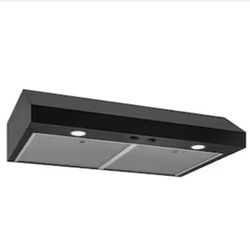 Broan 42 inch Convertible 350-CFM Black Under Cabinet Range Hood