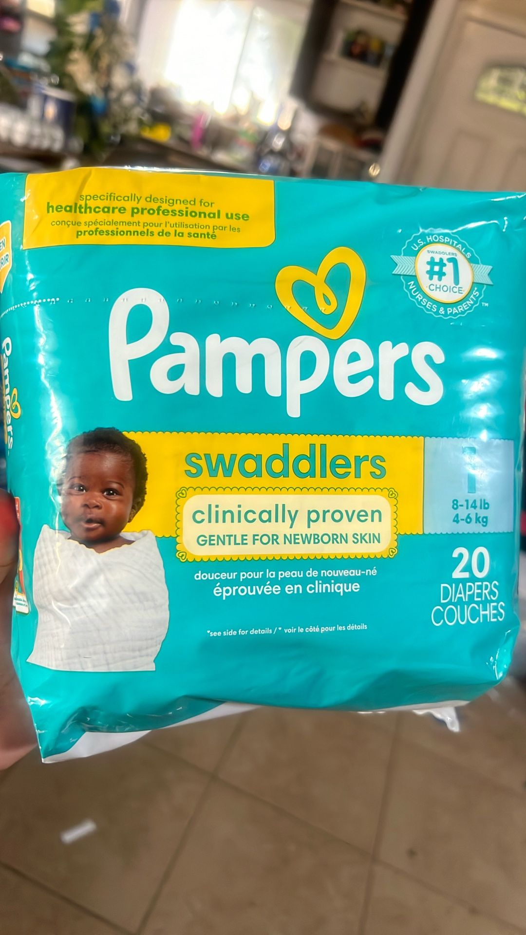 Diapers ( Pampers ) size 1