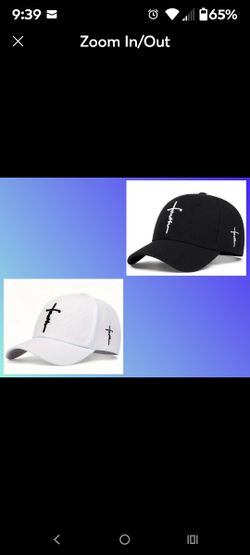 Bundle Of 2 Cross Faith Baseball Caps Unisex 