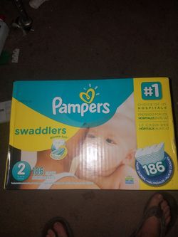 Pampers swaddlers diapers 182