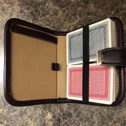 Playing Cards 2 Deck Set with Vinyl Case