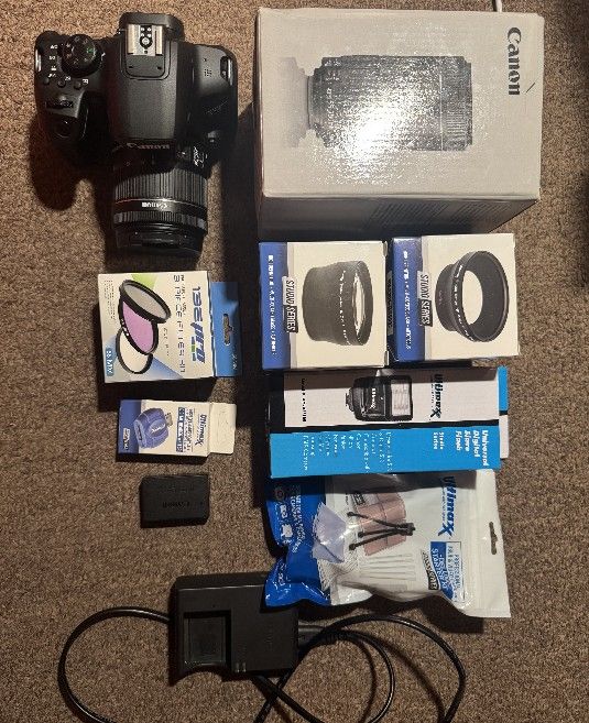 Canon T8i Bundle With Extra Lens