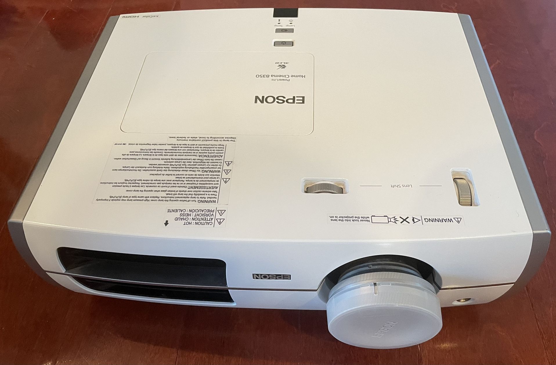 Epson PowerLite Home Cinema 8350 3LCD Projector