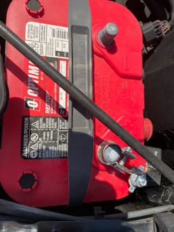 Optima red top battery less than 6 months old
