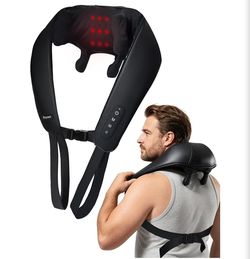 Joyset 6D Cordless Heated Neck Massager for Pain Relief - Deep Tissue
Portable Shiatsu Kneading Massager for Shoulder, Back, Wearable Trapezius Muscle