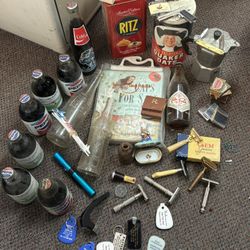 Crate Of  odd and Fabulous Antique Items/Will Take Best Price!