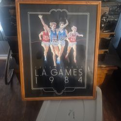 1984 Peter J. Heer Olympic  L.A Games Poster