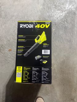 Ryobi 40V Cordless Leaf Blower Kit RY40LB01K