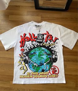 Hellstar, white shirt, size medium