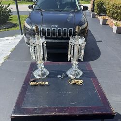 Vintage Crystal Lamps