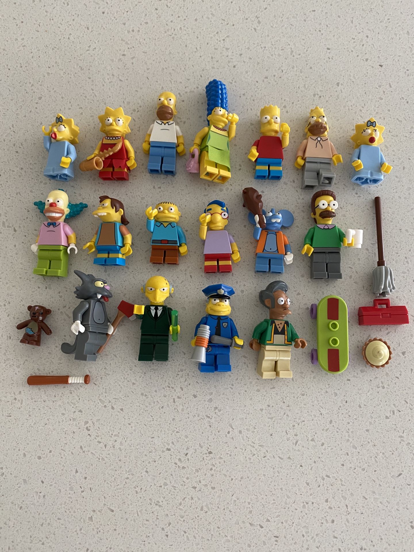 The Simpsons LEGO Minifigures Series 1 Complete Set