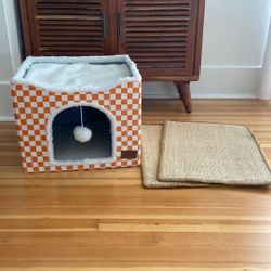Cat Bed+scratching Mats