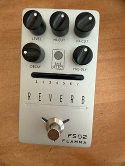 FLAMMA FS02 Stereo Reverb Guitar Pedal – Excellent Condition