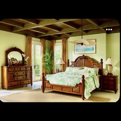 Beautiful Tommy Bahama King Bedroom Set 🌴🌴🌴🌴🌴🌴