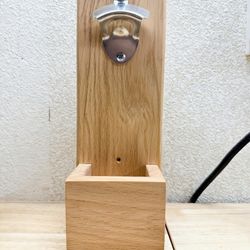 Cap Catcher, Wall Mounted Bottle Opener.
