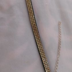 Costume Jewelry Black And Copper Color Is Shiny Choker Necklace Women's Jewelry