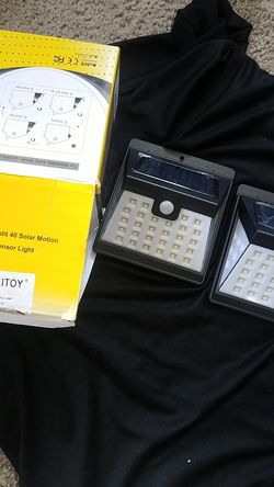 Super split 40 solar motion sensor light