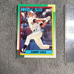 1990 Sammy Sosa Topps Rookie Card! Mint Condition!