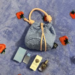 Dolce and Gabanna Mini Perfumes and Bag 