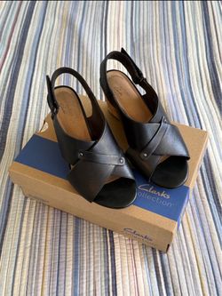 Black Leather Kyarra Aster Clarks